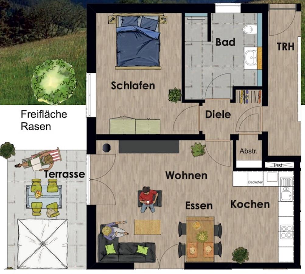 Fuchsbau Apartment Baiersbronn Bagian luar foto